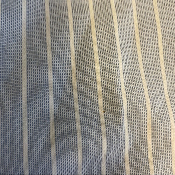 H&M cotton chinos / Regular waist /Long Light blue striped - Picture 3 of 9